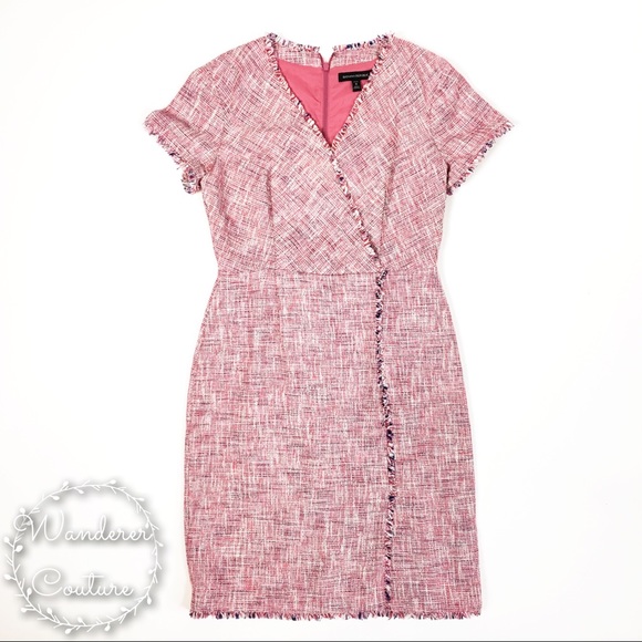 Banana Republic Dresses & Skirts - Banana Republic Tweed V Neck Wrap Dress